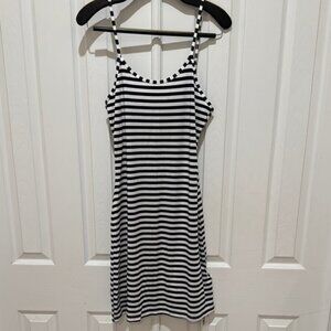 Black and White Striped Dress